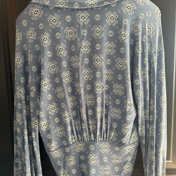 Free People Sydney Top Jersey Knit Long Sleeve Size Medium - Picture 4 of 6